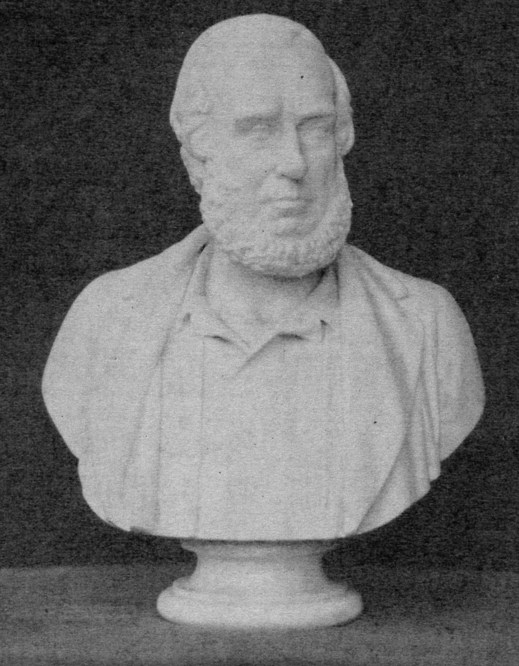 Bust of David Elder in the Fairfield Heritage offices, Govan Road, Glasgow