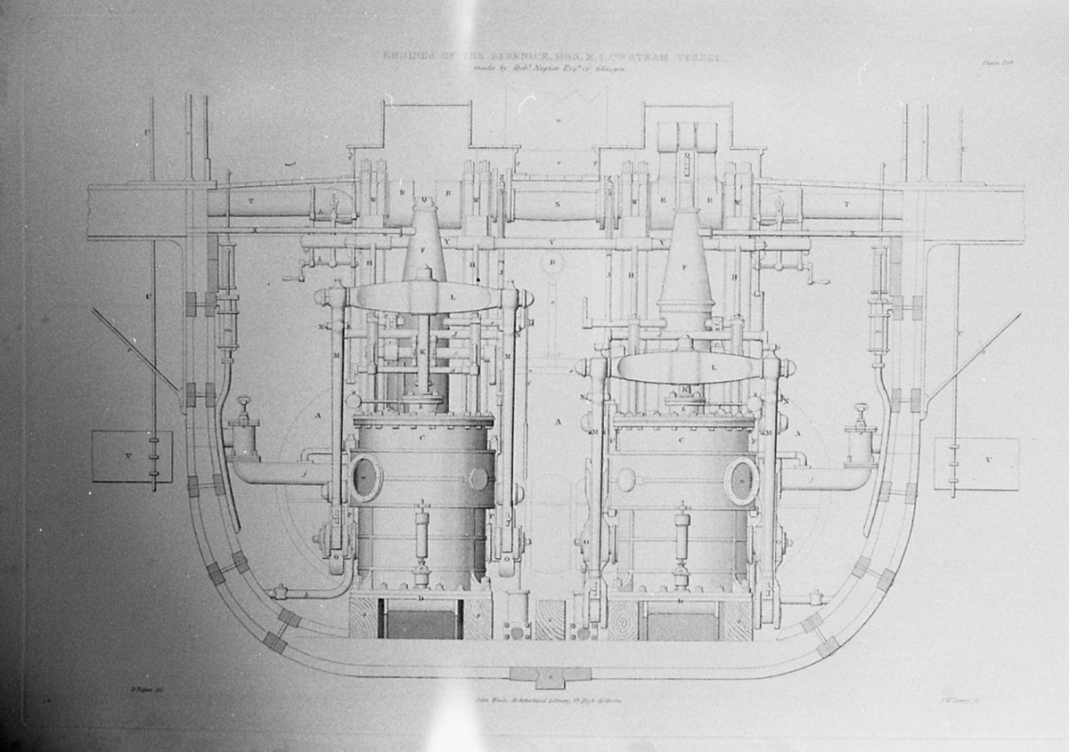 Engines of PS Berenice, 1835