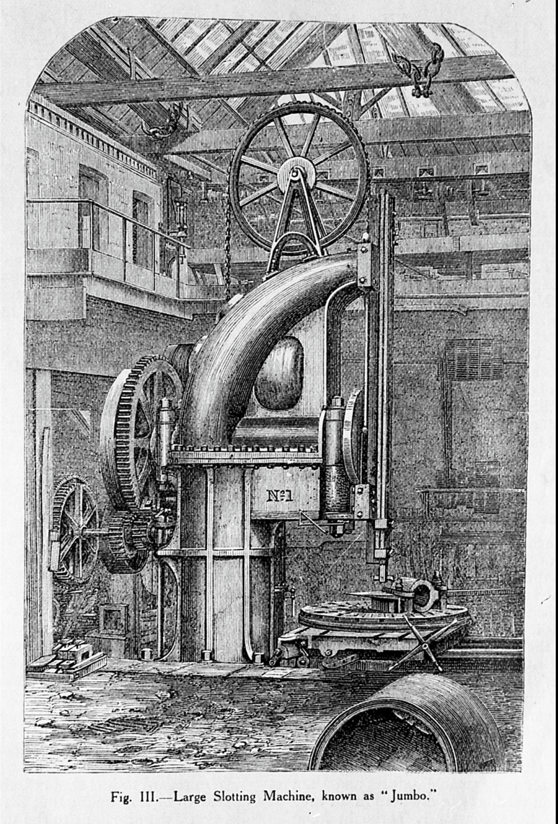 Machine tool in Lancefield Foundry designed by Elder