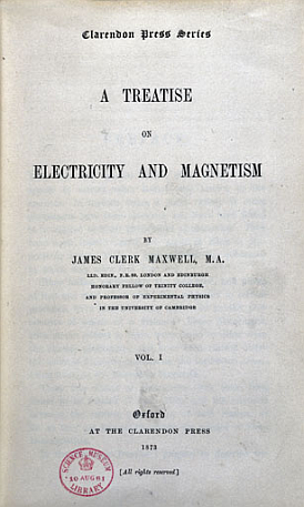 Maxwell's treatise, 1873