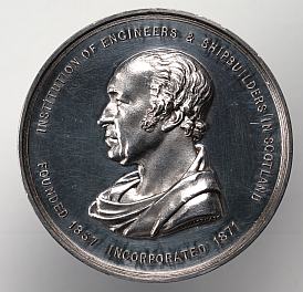 Watt on an IESIS silver medal, 1871